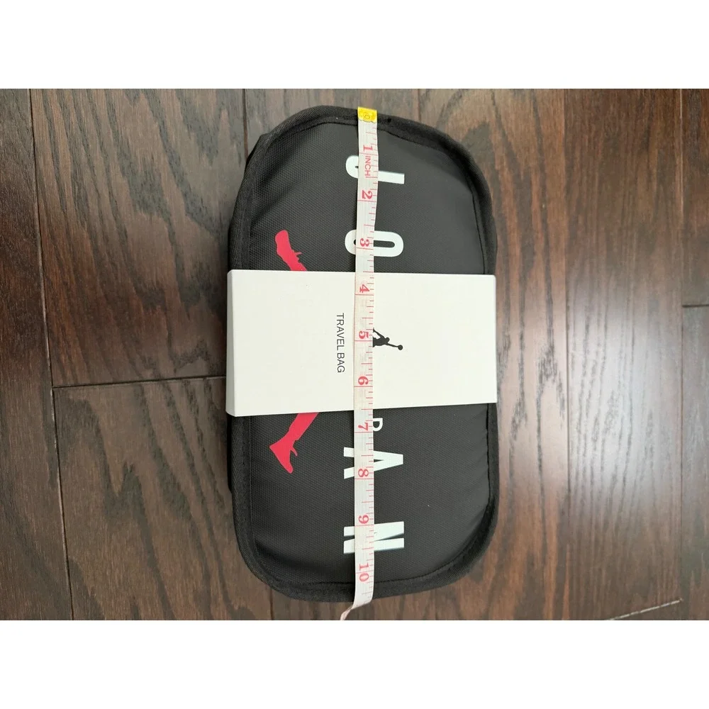 Jordan Jumpman Travel Bag Black White Red Toiletry Pouch 9A0473-F66 NEW